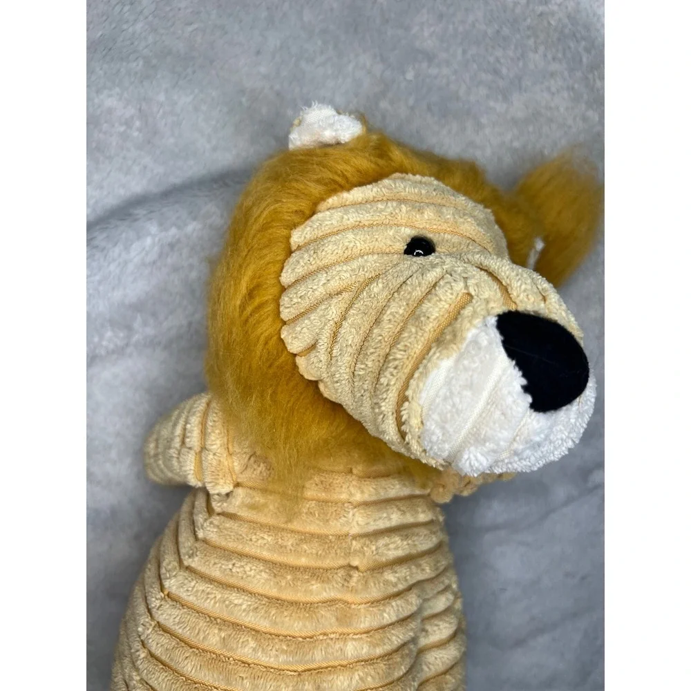 Jellycat Cordy Roy Lion Plush Stuffed Animal Ribbed Texture Yellow Medium 15in